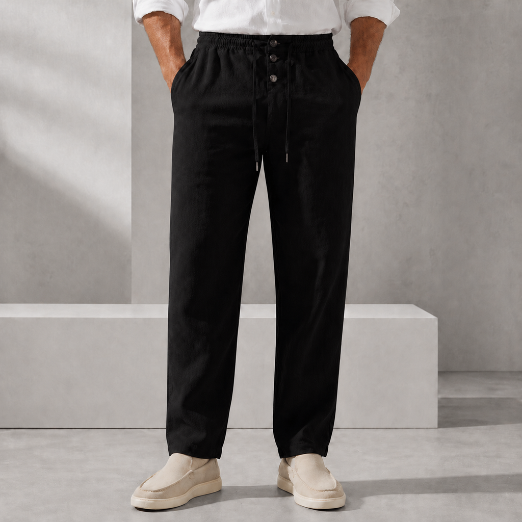Avani Linen Drawstring Pants