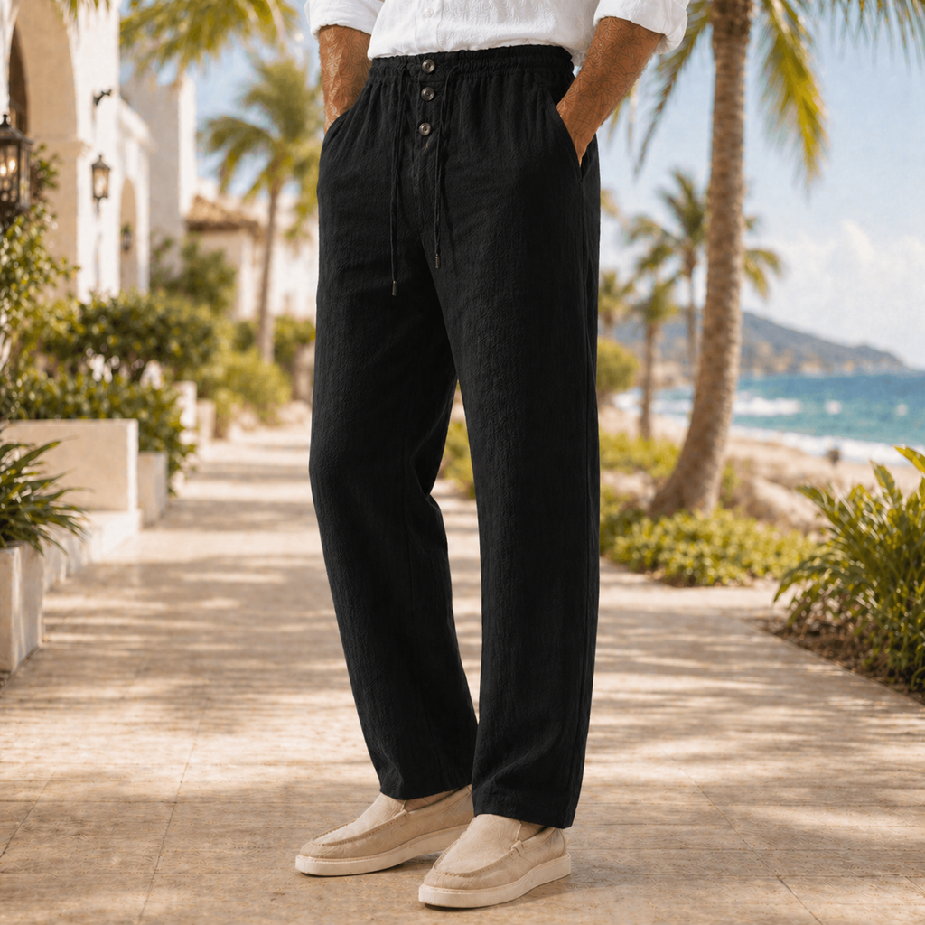 Avani Linen Drawstring Pants