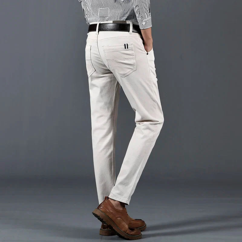 Slim Fit Trousers – Men's Cotton Dress Pants | Savoni