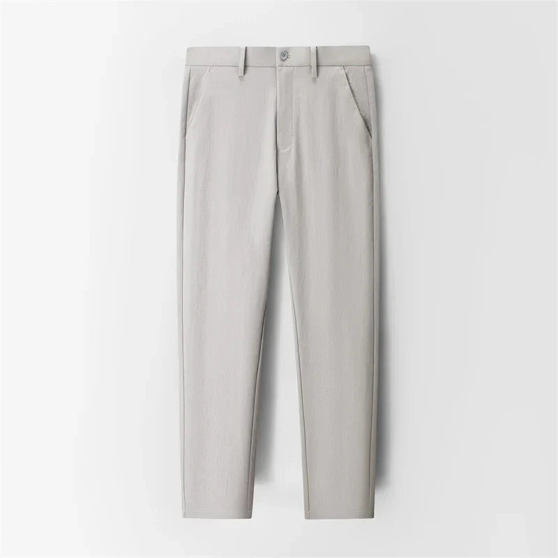 Men's Slim-Fit Cotton Trousers | Savoni